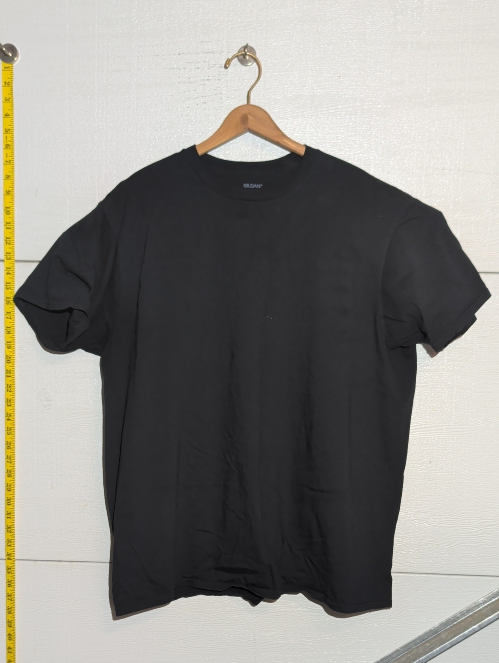 Gildan Black XL Short Sleeve Crew Neck Tee
